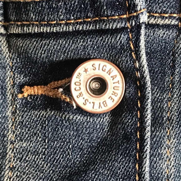 LEVI STRAUSS Signature Stretch Denim/Jean Jacket Medium Wash - Picture 5 of 8